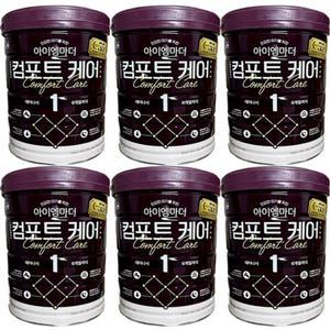 남양 아이엠마더 컴포트케어 분유 1단계 (800g x 6캔)