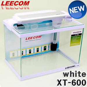 [안전포장] LEECOM 리콤 LED 일체형 어항 XT-600 화이트 /  수족관 수조 여과기 초보 세트 리컴 열대어 구피 관상어 수초 조명