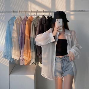 여성 썸머 셔츠 자외선차단 남방