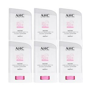 [2025 최신상] AHC 핑크 선스틱 22g 6개 마스터즈 하이퍼 마일드 리페어