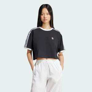 [아디다스코리아공식] JC8149 4.0 3-스트라이프 루즈 크롭 티셔츠 3S LOOSE CROP T 반팔티