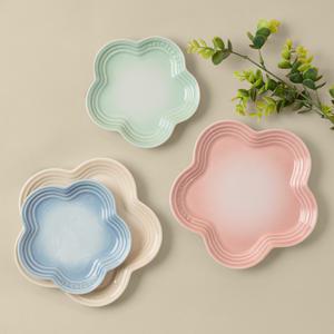 [쿠폰혜택가 39,950원] 르크루제 플라워접시 2P세트 (14+19cm)