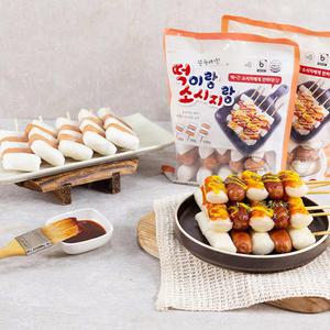 튀긴 떡이랑 소시지랑 500g x 2개 소떡