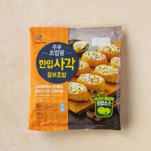 주부초밥왕 한입사각 유부초밥 400g