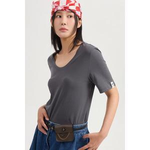 [럭키슈에뜨](센텀시티점) 기본 U넥 티셔츠 LQTAM25400(온라인전용)