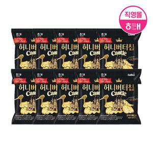 해태 허니버터칩 캐슬 갈릭브레드맛 (55g X 10개)