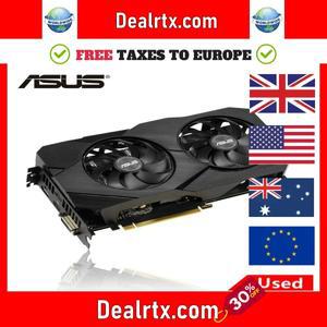 2024 리퍼 ASUS RTX 2060 슈퍼 비디오 카드 GPU 그래픽 RTX2060 6GB 12GB GDDR6 192 비트