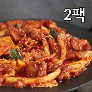 40년전통 춘천대복 숯불 양념닭갈비 330g 2팩