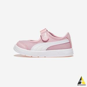 푸마 코트플렉스 V3 리나 벨크로 인펀트 - Rose Mauve-PUMA White