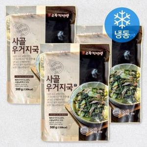 교동전선생 사골우거지국 (냉동), 500g, 3개 one option