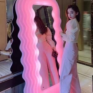 태연거울 연예인 전신거울 웨이브 셀카 조명 LED 할부