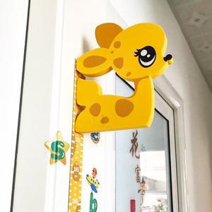 아기 키 벽 스티커, 탈착식 측정기, 어린이 측정 눈금자, 3D 만화
