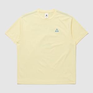 QQ223SRS61 웨이브 선데이 루즈핏 반팔 티셔츠 / YELLOW