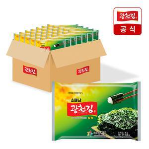 [광천김] 소문난 파래 전장김 25g 3봉x12팩 총36봉 1박스