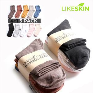 [LIKESKIN] 라이크스킨 4+1 5pack 대나무 중목 양말