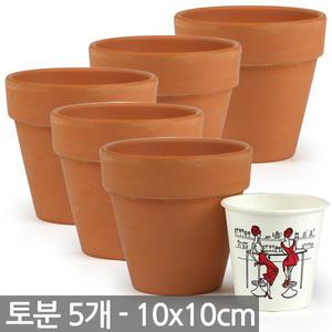 세인 토분 10호 5개세트 - 화분 토기분 다육이화분 세인토분 다육화분 선인장화분 미니화분 인테리어화분