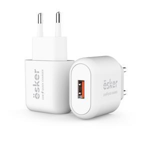 에스커 18w 퀵차지3.0 휴대폰 USB 고속충전기 아이폰 갤럭시