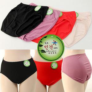 국산 인견 맥시팬티(L~3XL) 여성 빅사이즈 요일 삼각팬티