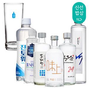 [품질보장]하이볼기획세트/문배술25,두레앙22,미상25,밀담24,하이볼잔,레몬토닉