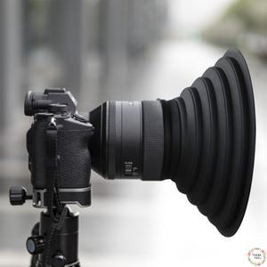 렌즈 스커트 70mm 어항 물결 유리 케이스 빛반사 제거 카메라 촬영 렌즈후드 DSLR