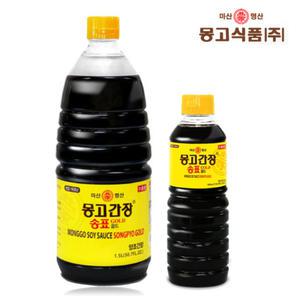 마산명산 몽고간장 송표골드 양조간장1.5L+ 500ml