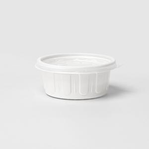 (BK) 다용도 용기+뚜껑 105파이 화이트 (소) 1000세트 소스 피클 반찬 포장