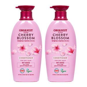 오가니스트 컨디셔너 체리블라썸 수분케어 500ml, 2개