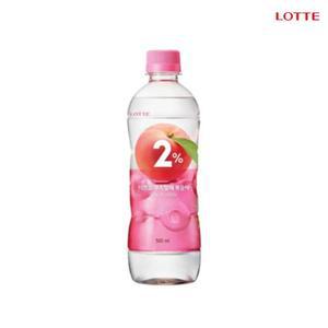[롯데칠성음료] 롯데칠성 2%이프로 복숭아 500ml 24개