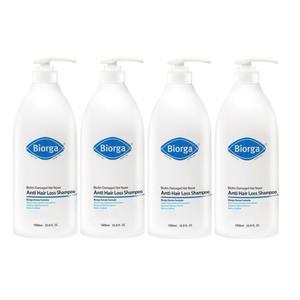 바이오가 바이오틴 손상모발개선 헤어로스완화 샴푸 1000ml 4개