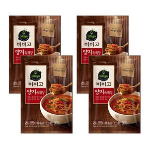 CJ 비비고 양지육개장, 700g, 4개