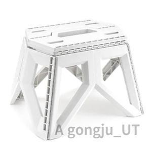 따봉오빠 접이식 캠핑 낚시 미니 경량 의자 화이트 1p