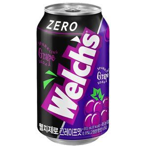 농심 웰치스 제로 포도맛 355ml x 24캔