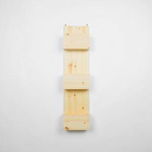 아트박스 디자인엔씨 원목세로3칸바구니선반 WF351 디자인엔씨