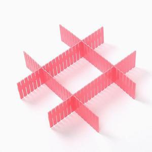 [OFLN7QQO]서랍정리 칸막이보드 4p세트 31x7cm 핑크