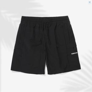 휠라 와펜 우븐 숏츠 FS2TRE2181X_BLK