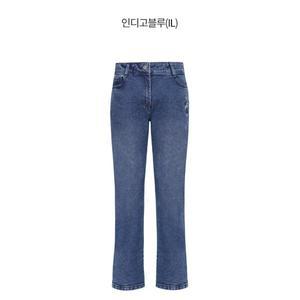 [롯데백화점]올리비아하슬러 메탈로고자수데님팬츠 DSDP101