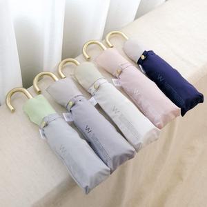 Wpc.우산 패치워크 플레인 미니 3단 우양산 9095-014-002