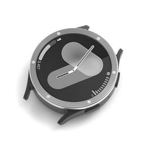 (퍼슬랏) 갤럭시 워치 7 보호 커버 케이스 베젤링 hommage style 스크루 무광 실버 44mm