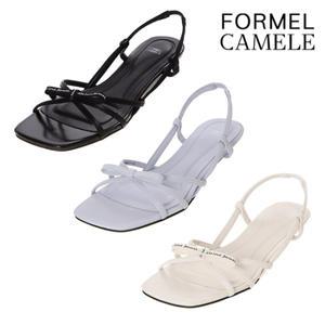 [롯데백화점]포멜카멜레 레터링 보우 샌달 3종택1 FKS1F1SS039 (3cm)
