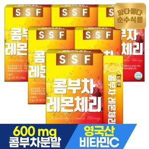 콤부차 레몬 체리 6박스(180포) / 꼼부차 스코비 비타민C 프리바이오틱스 난