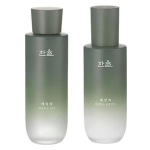 한율 세살쑥 2종 토너 150ml+플루이드 125ml 스킨 플루이드 로션 에멀전 화장품세트