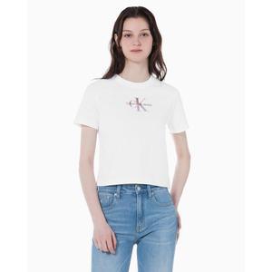 [파주점][Calvin Klein Jeans][캘빈클라인진]CK진여성 모노그램 로고 모던 스트레이트핏 반팔 티셔츠(J2...