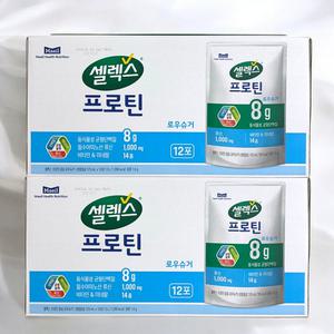셀렉스 마시는 프로틴 음료 파우치 로우슈거 균형단백질 2박스 (24포) 한달분