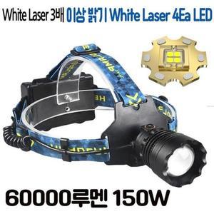 강력한밝기 줌 60000루멘 충전 헤드랜턴 LED 랜턴 충전식