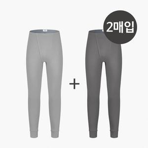 [BYC] 2팩 40수 순면 양면 남자 겨울 내의 하의 2매입 세트 (혼합색상/95-110) DCS0084