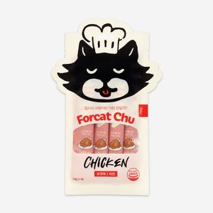 짜먹는 고양이 츄르 간식 포캣츄 치킨 4p 미야옹철 김명철 수의사