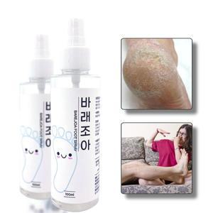 바래조아 발 각질 풋 스프레이 약100ml 2개