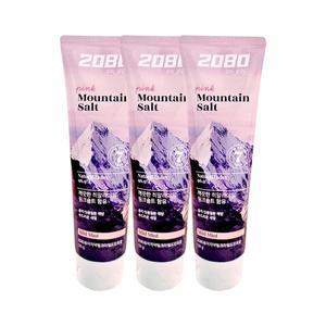[기타]애경 2080 퓨어마운티 핑크 솔트 치약 마일드 민트향 120g 3개