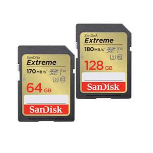 캐논 EOS R50 메모리카드 4K 64 128GB 샌디스크 정품