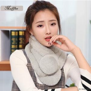 목도리 방울퍼머플러 퍼머플러 털목도리 넥워머스카프